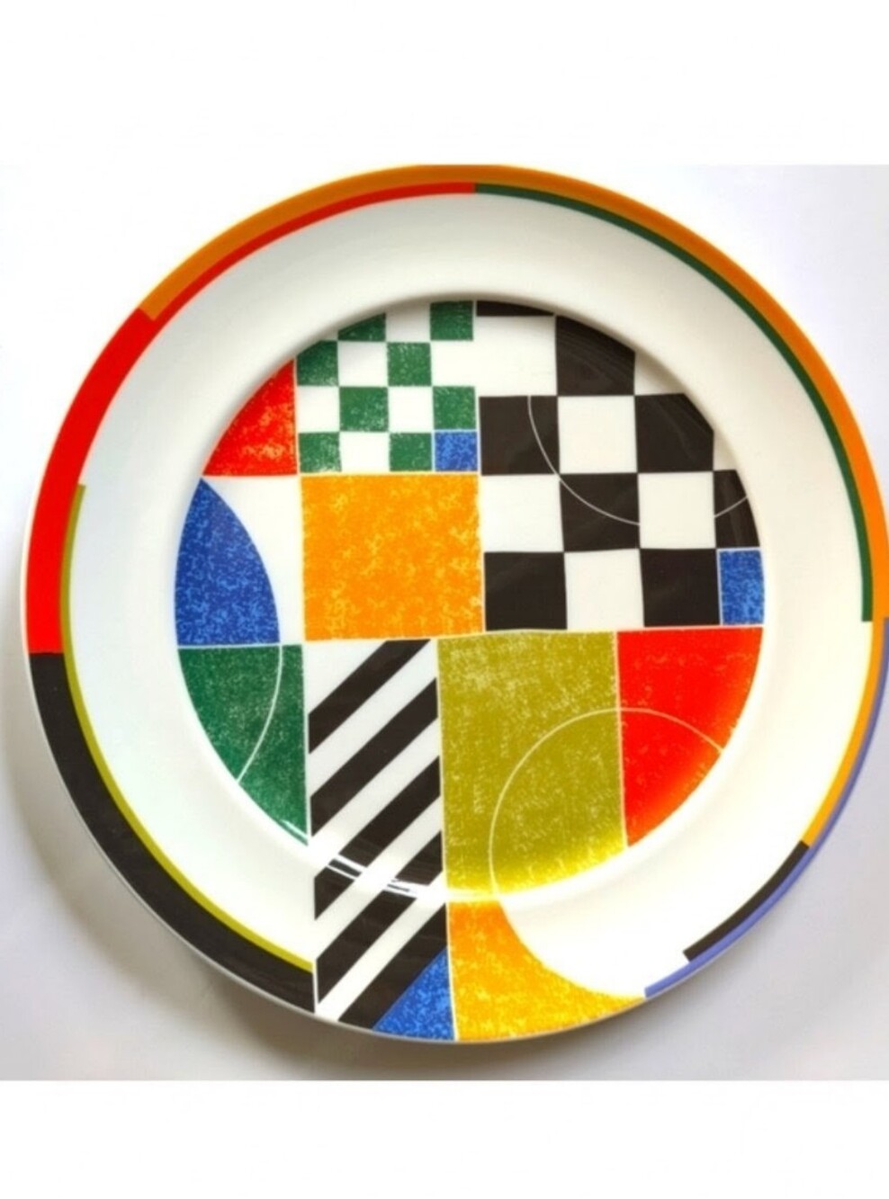 Montage Chop Plate 12" Platter Geometric Capital Royal Doulton Hotel Porcelain